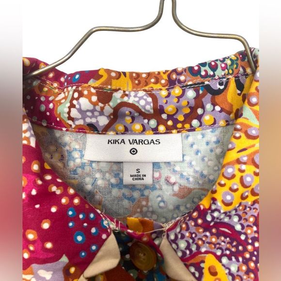 Kiki Vargas Patterned Babydoll Top - Picture 7 of 10